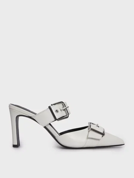 Кожаные мюли Prpy белые