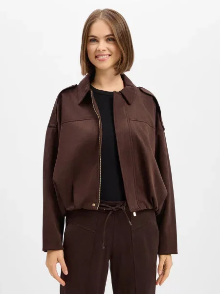 ONLY Kurtka typu blouson Kobiety S brązowy