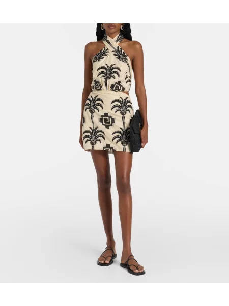 Rochie Johanna Ortiz cu broderie alb