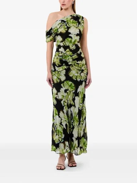 Sukienka maxi Nicholas w kwiatki z nadrukiem garniturowa