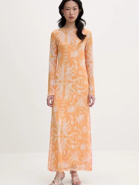 Never Fully Dressed sukienka pomarańczowa