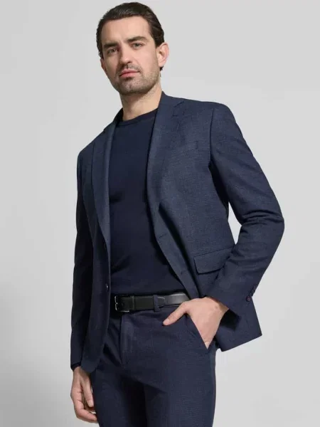 Garnitur z mieszanki krój regular fit model Dalotti' Cinque granatowy