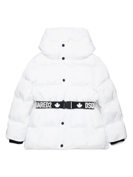 Kurtka dziecięca Dsquared2 biała