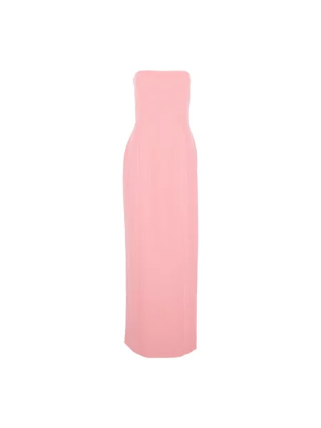 Długa sukienka maxi Solace London garniturowa różowa