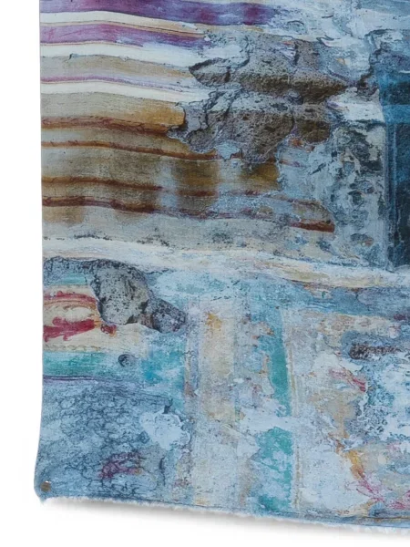 Fular Faliero Sarti cu imagine albastru