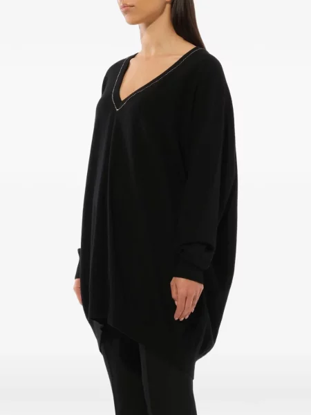 Pulover Givenchy cu broderie negru