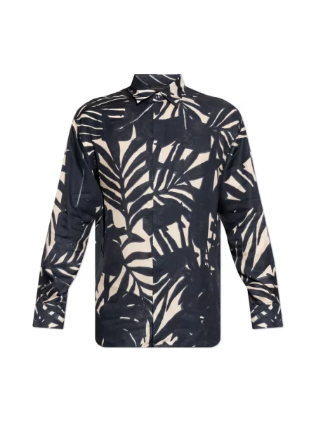 Koszula Emporio Armani niebieska