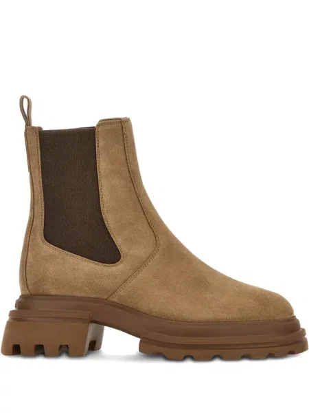 Botine Hogan din piele de căprioară