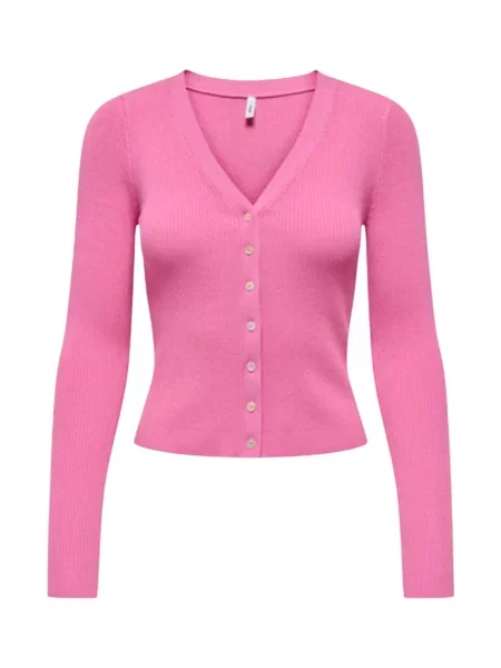 Cardigan Only cu mâneci lungi roz