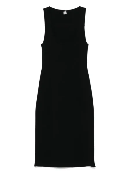 Rochie midi Toteme până la genunchi de costum negru
