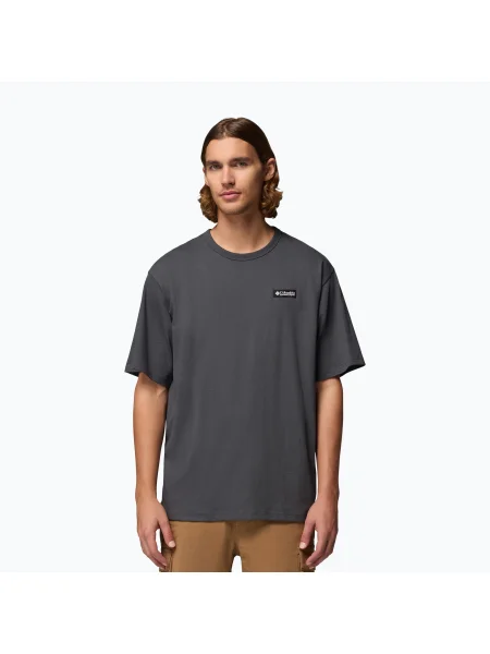 Tricou pentru bărbați Columbia CSC Heavyweight Iconic Tee shark/repeated peaks