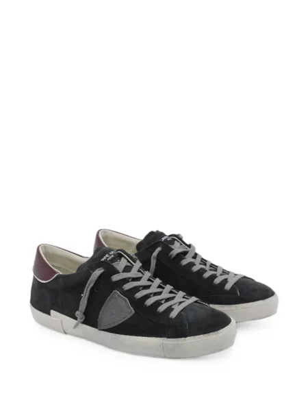 Sneakerși Philippe Model Paris din piele de căprioară negru
