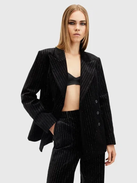 AllSaints sacou din SEVENH cu doua randuri de negru