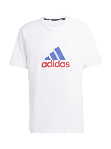 ADIDAS PERFORMANCE Tricou funcțional albastru / roșu alb