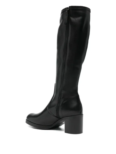 Botine Progetto din piele negru