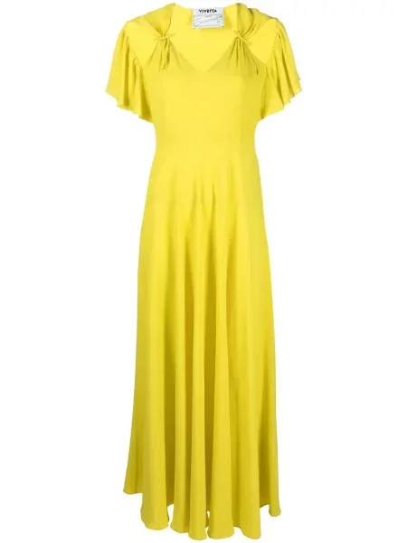 Rochie maxi Vivetta de costum galben