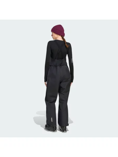 Narciarskie spodnie hybrydowe na szelkach Terrex Xperior PRIMEKNIT CLIMAPROOF+ czarne