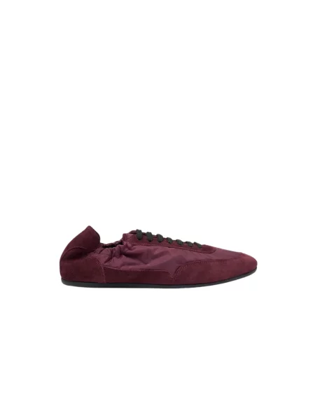 Sneakersy Scarosso skórzane czerwone