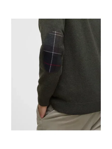 Sweter Barbour wełniany szary