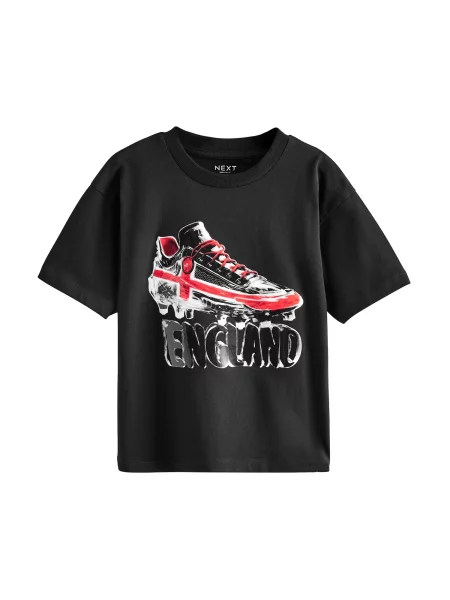 Next Tricou roșu / negru alb