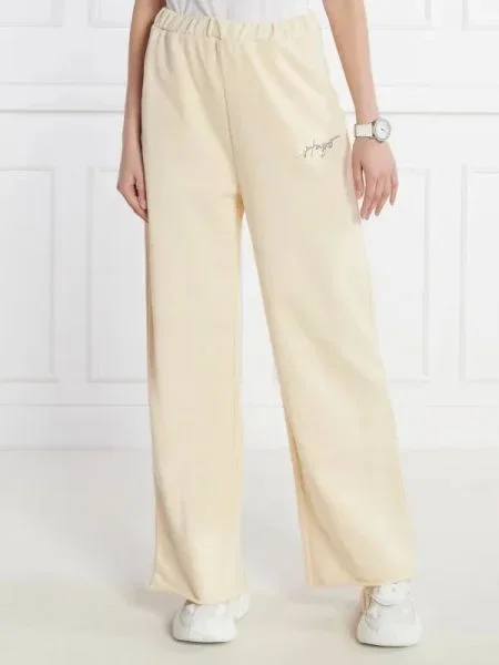 HUGO Pantaloni de trening | Oversize fit bej