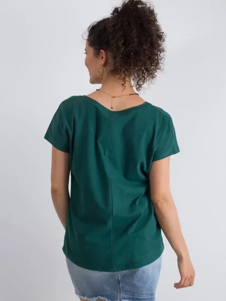 Majica Fashionhunters zelena