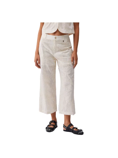 Culottes nohavice Liu Jo béžová