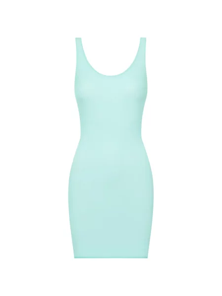 Rochie mini Maison Close cu spatele deschis albastru
