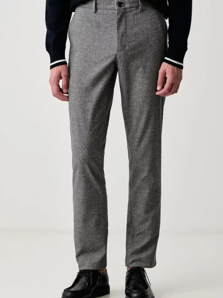 Tommy Hilfiger pantaloni slim fit pentru bărbați cu gri