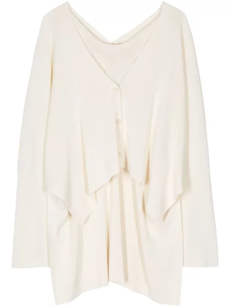 Kardigan Isabel Benenato z dekoltem w serek