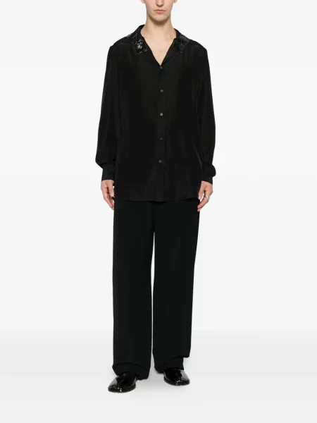 Lung cămașă Maison Margiela negru