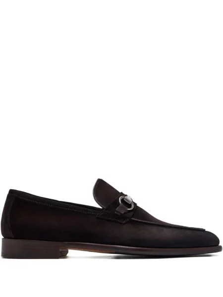 Pantofi loafer Magnanni din piele de căprioară maro