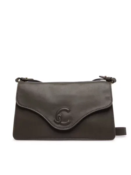 Coccinelle torebka crossbody skórzana zielona