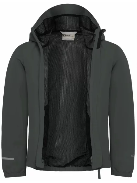 Детская ветровка Jack Wolfskin черная