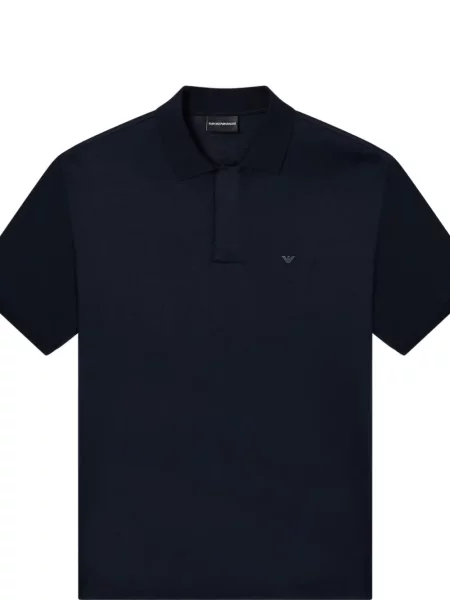 Polo Emporio Armani lyocell μπλε