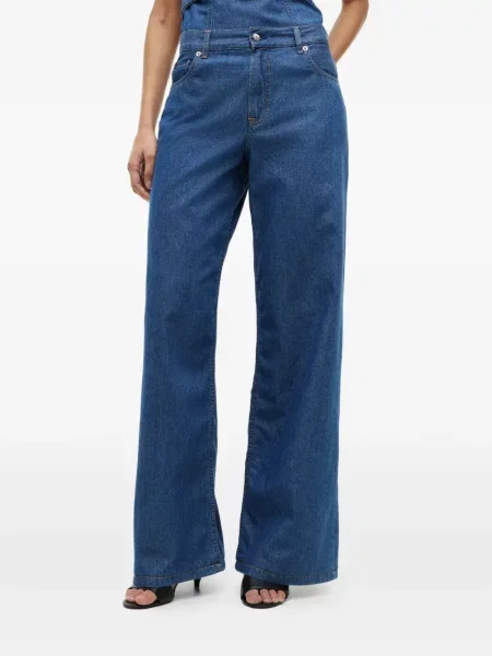 Blugi cu picior larg Tommy Hilfiger albastru