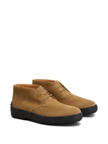 Botine Tod's din piele de căprioară maro