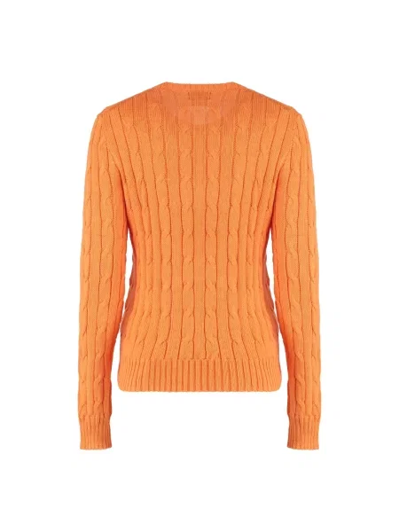 Sweter Polo Ralph Lauren pomarańczowy