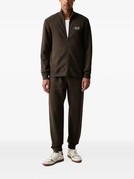 Trening Ea7 Emporio Armani cu autograf maro