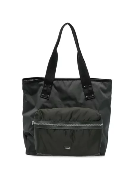 Geantă shopper Sacai negru