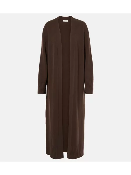 Kardigan Fforme wełniany brązowy