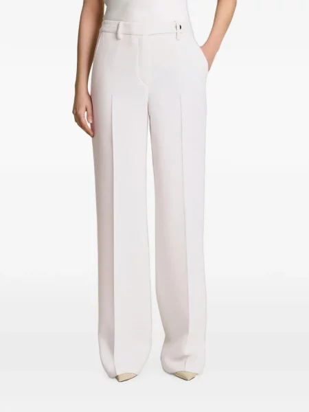 Pantaloni Kiton de lână alb