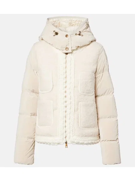 Kurtka puchowa Moncler beżowa