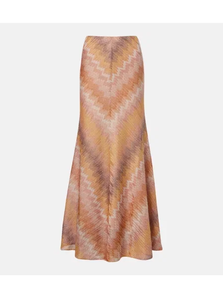 Fusta maxi Missoni auriu