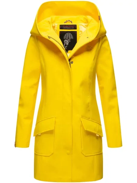 MARIKOO Palton de primăvară-toamnă Mayleen galben