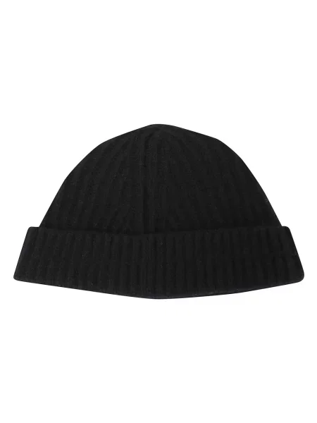 Czapka Mm6 Maison Margiela wełniana z logo czarna