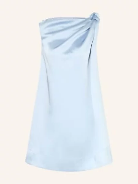 Eleh Saténové Šaty tmavě modrá