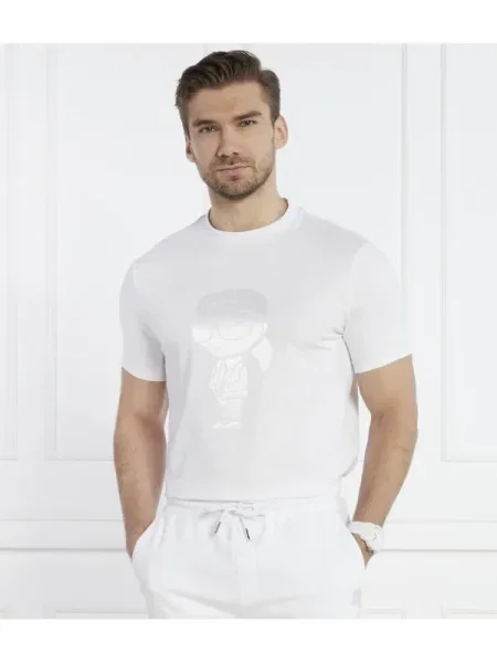 Karl Lagerfeld Tricou alb
