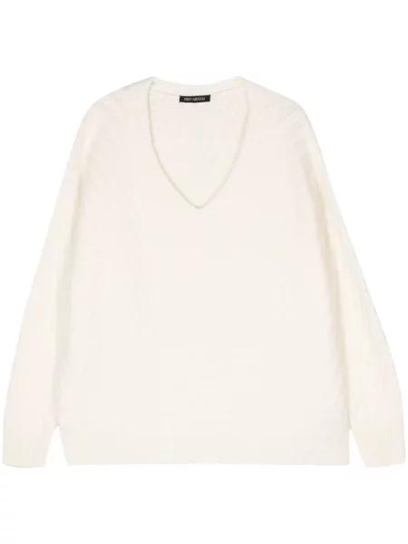 Pulover Iris Von Arnim alb