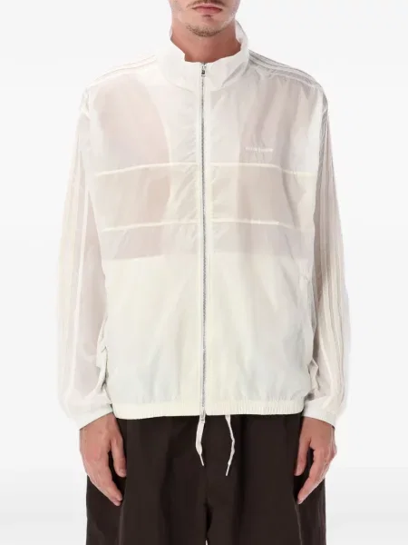 Pantaloni scurți Adidas alergare cu broderie alb